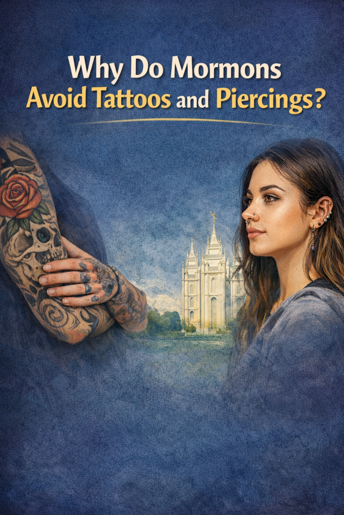 Why Do Mormons avoid tattoos and piercings?
