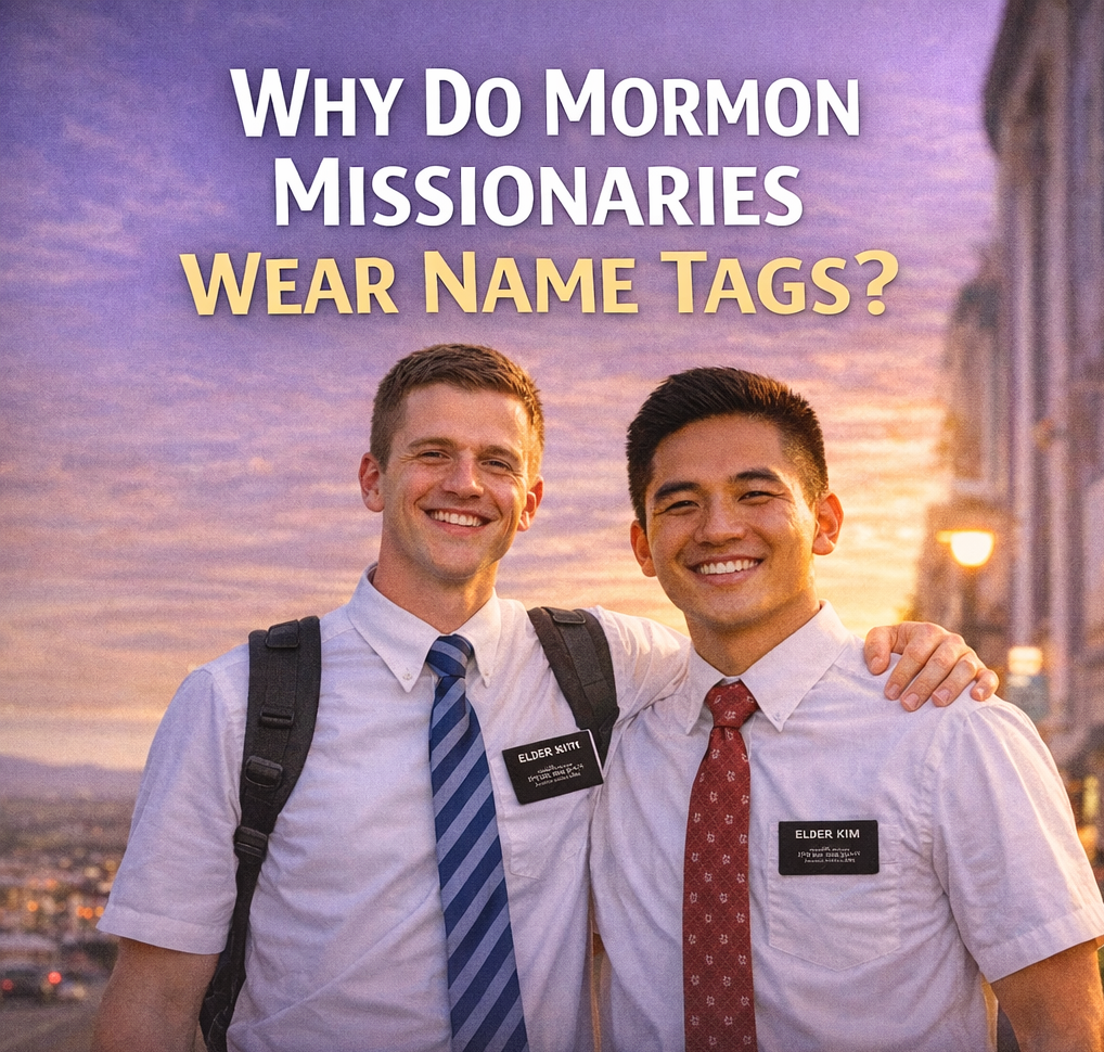 Why Do Mormon Missionaries Wear Name Tags?