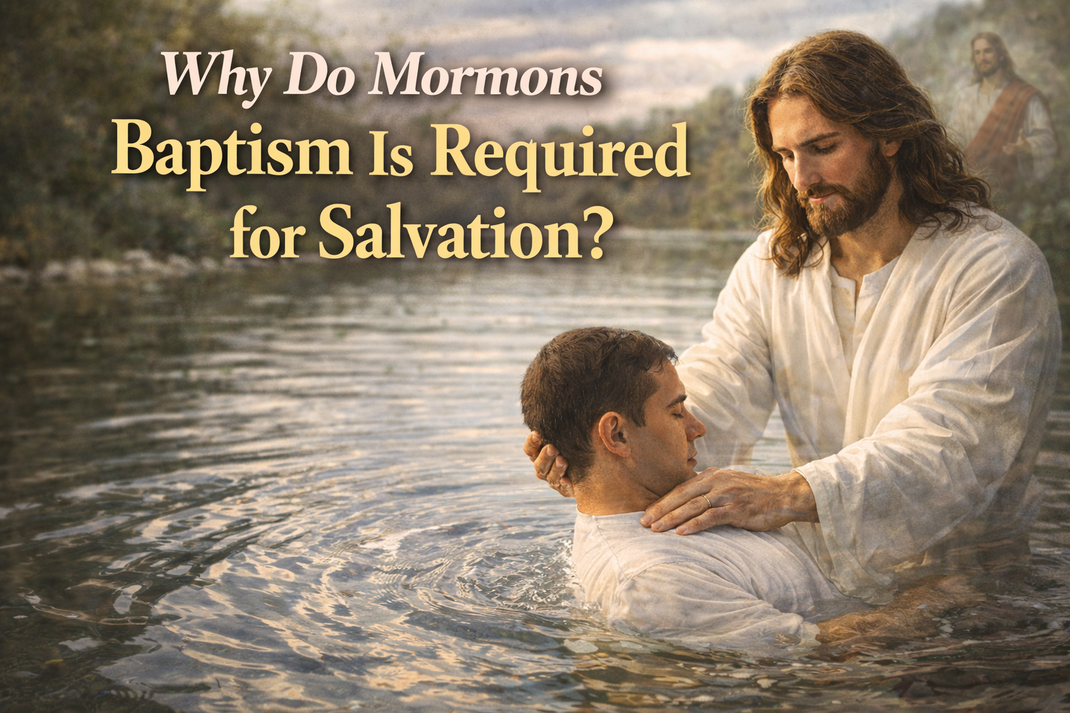 Why Do Mormons Believe Baptism Is Required for Salvation?