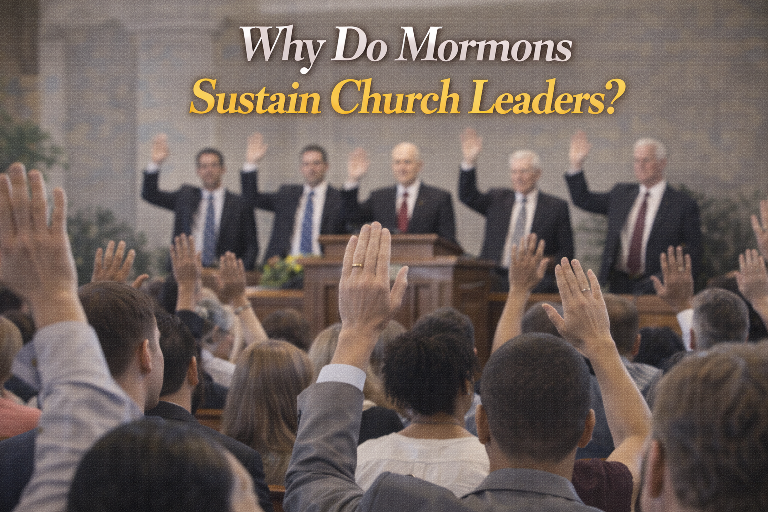 Why Do Mormons Sustain Church Leaders?