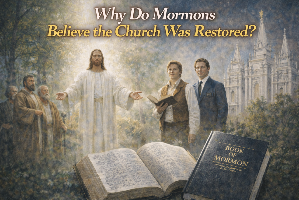 Why Do Mormons Believe the Church Was Restored?