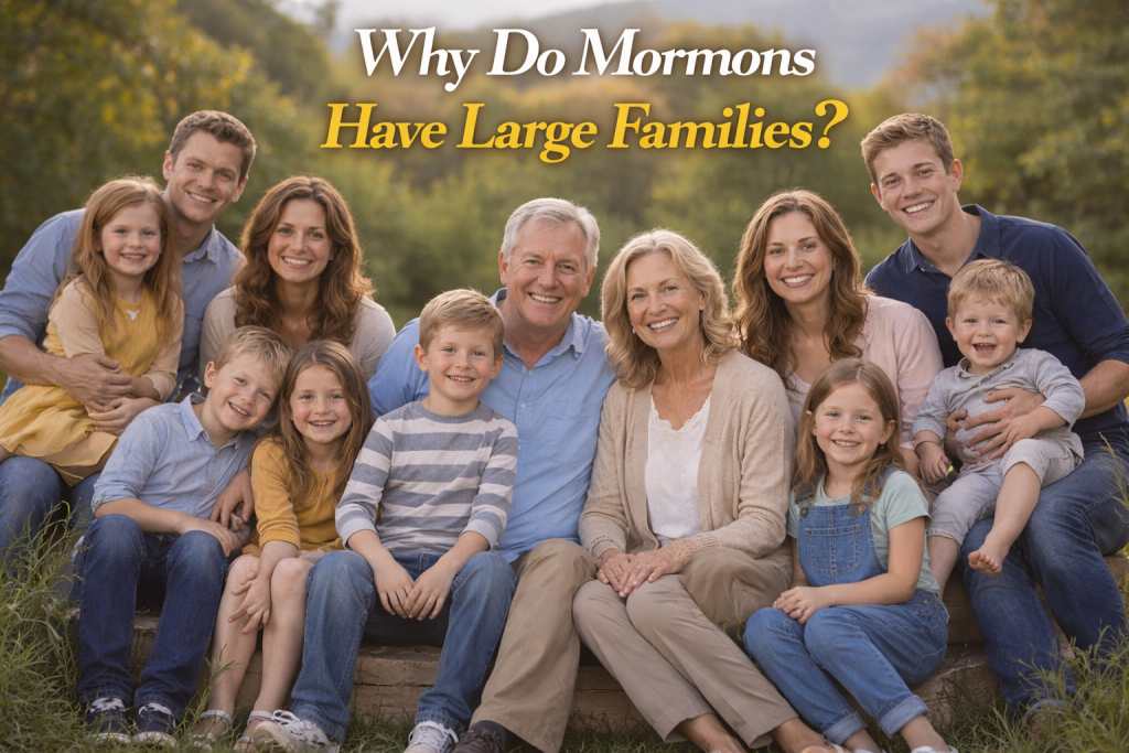Why do Mormons Have large Families?