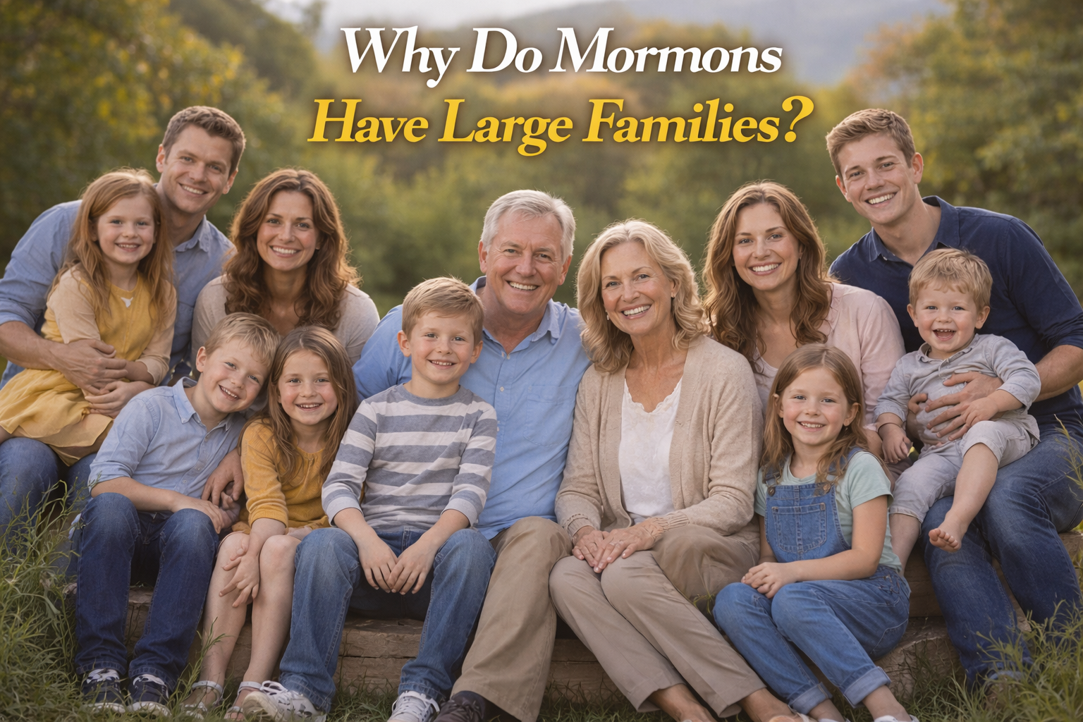 Why do Mormons Have large Families?
