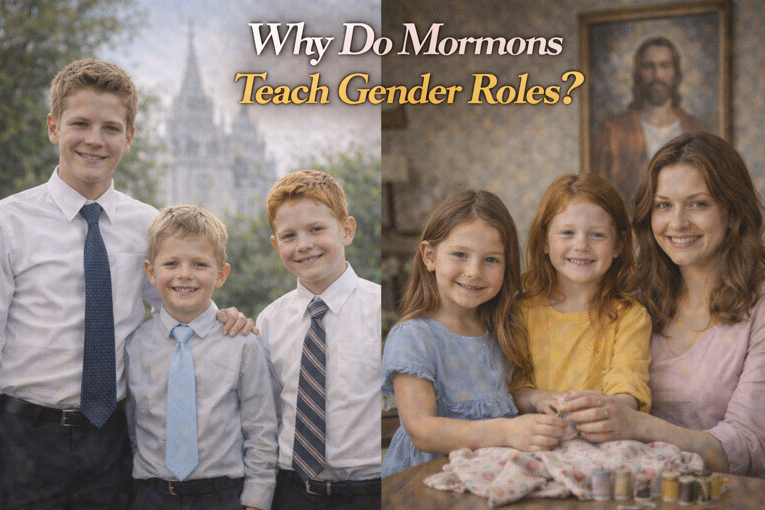Why do Mormons Teach Gender Roles