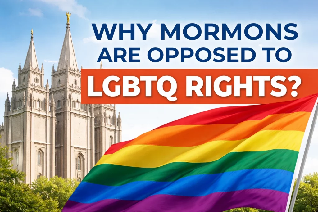 Why Mormons are opposed to LGBTQ Rights